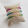 Magen David Cord Bracelet