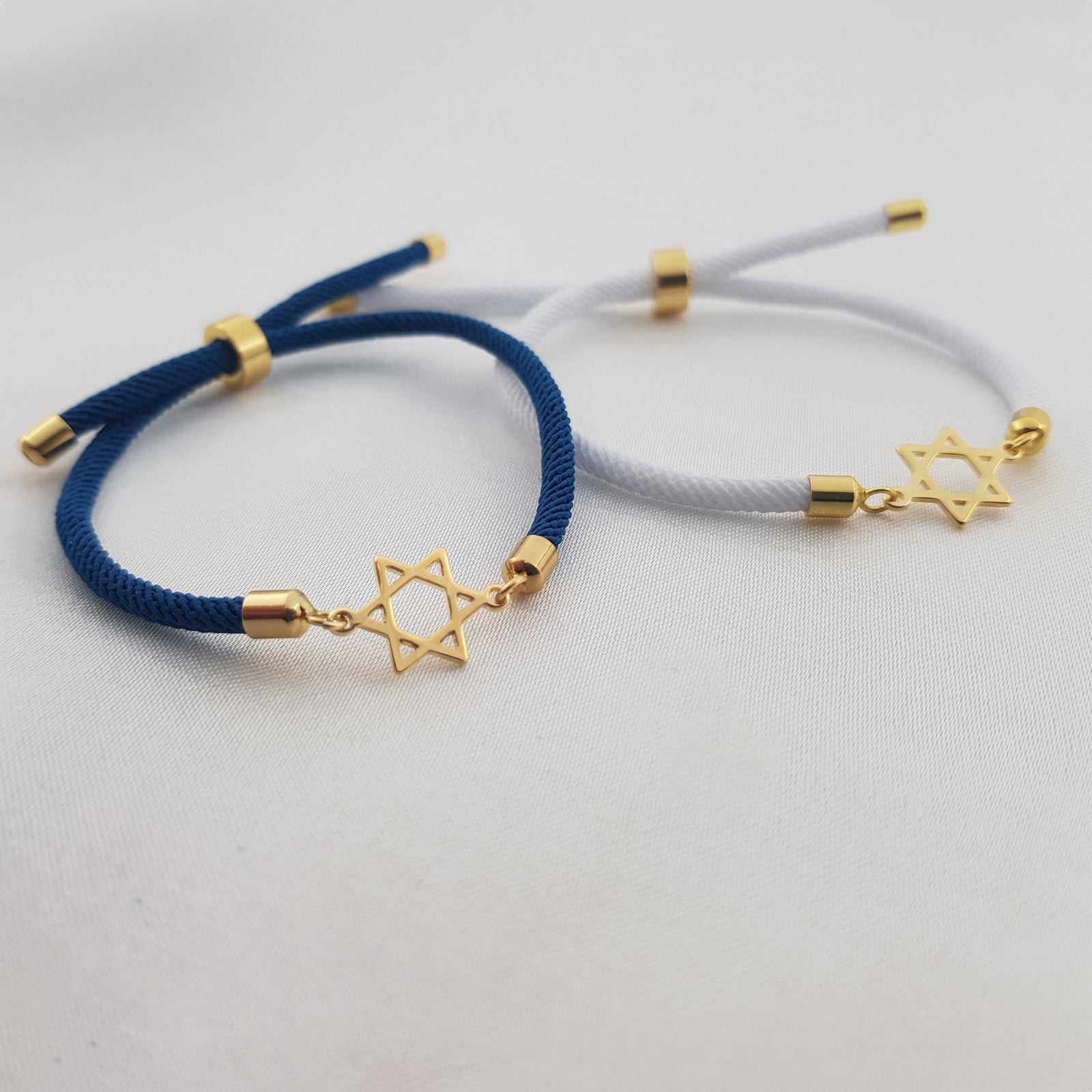 Magen David Cord Bracelet - Shells of Hope Collection