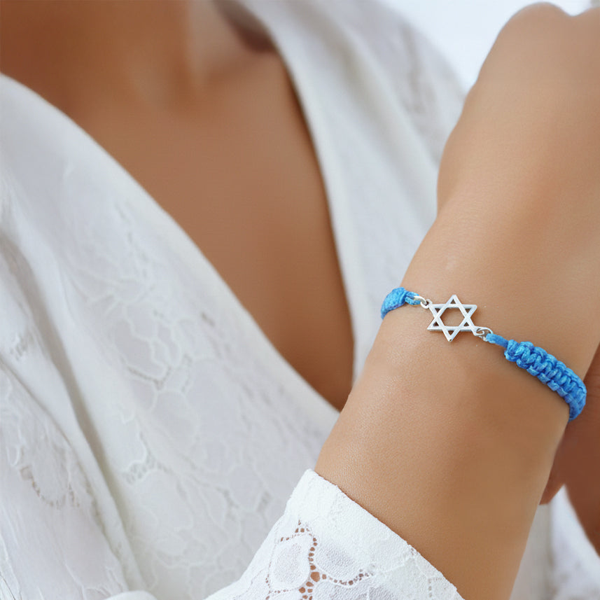 Macrame Magen David Bracelet