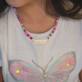 Hebrew Name Necklace - Beads Edition
