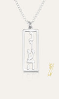 Vertical Bar Necklace - Shells of Hope | Outline Edition