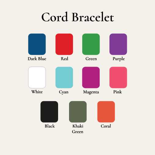 Magen David Cord Bracelet - Shells of Hope Collection