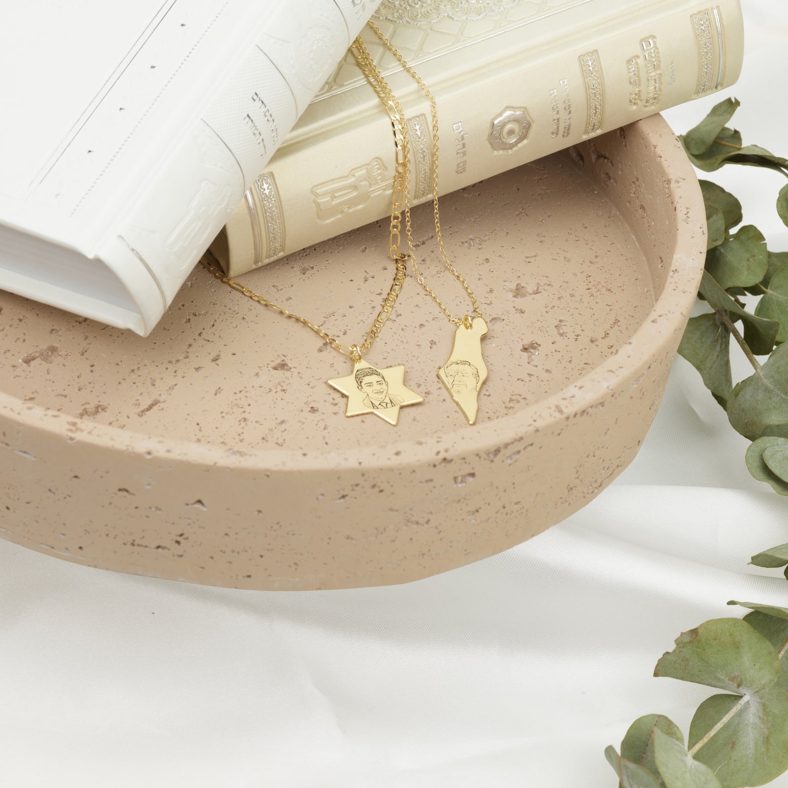 Star of David Necklace - Photo Engraving Edition