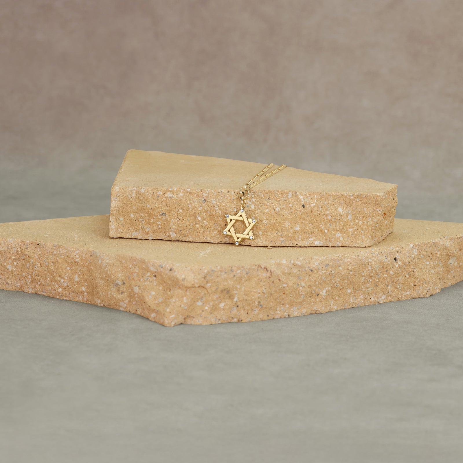 Star Of David Necklace - Shells of Hope | Diamonds Edition