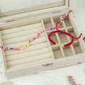 Macrame Hebrew Name Bracelet - Shells of Hope Collection