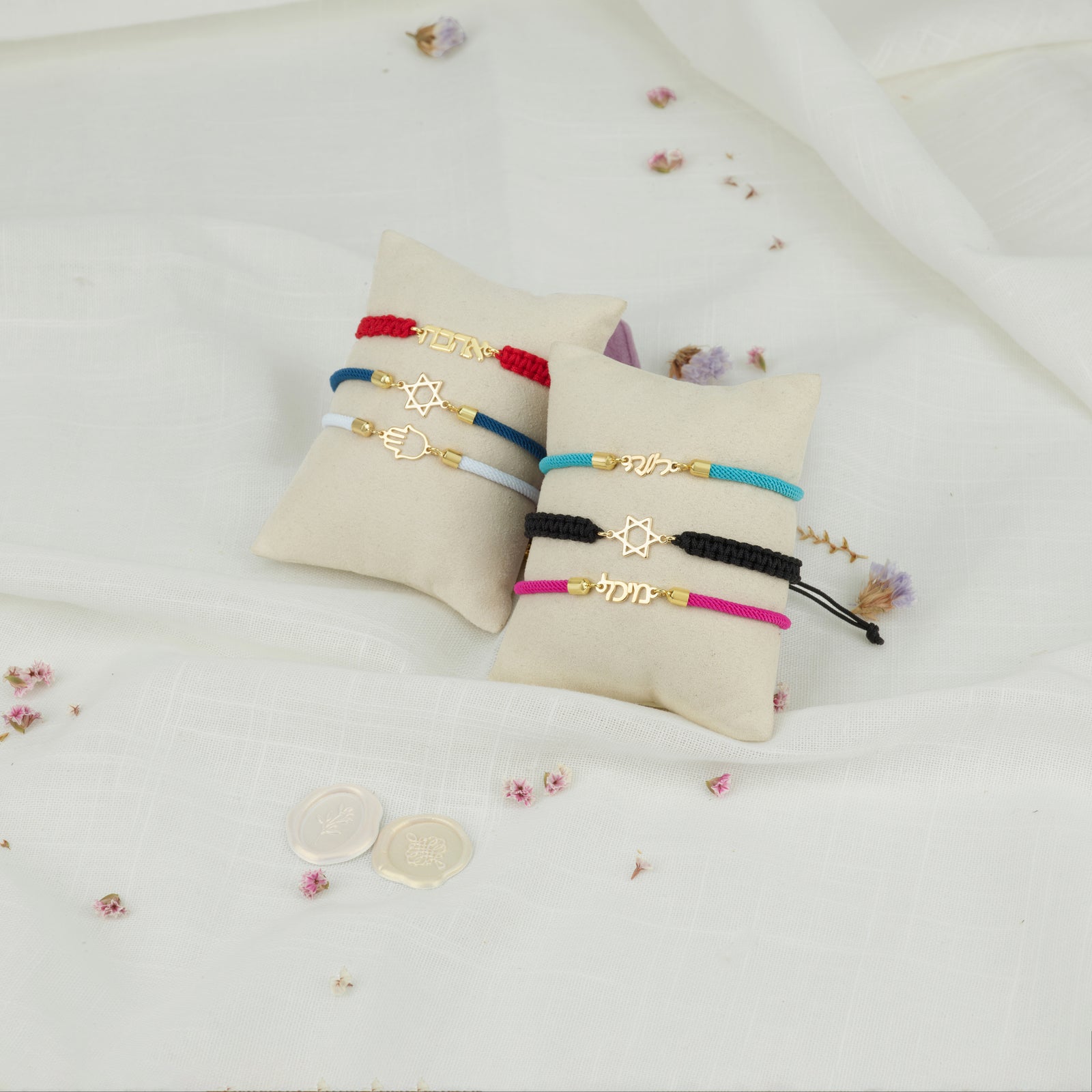 Magen David Cord Bracelet - Shells of Hope Collection