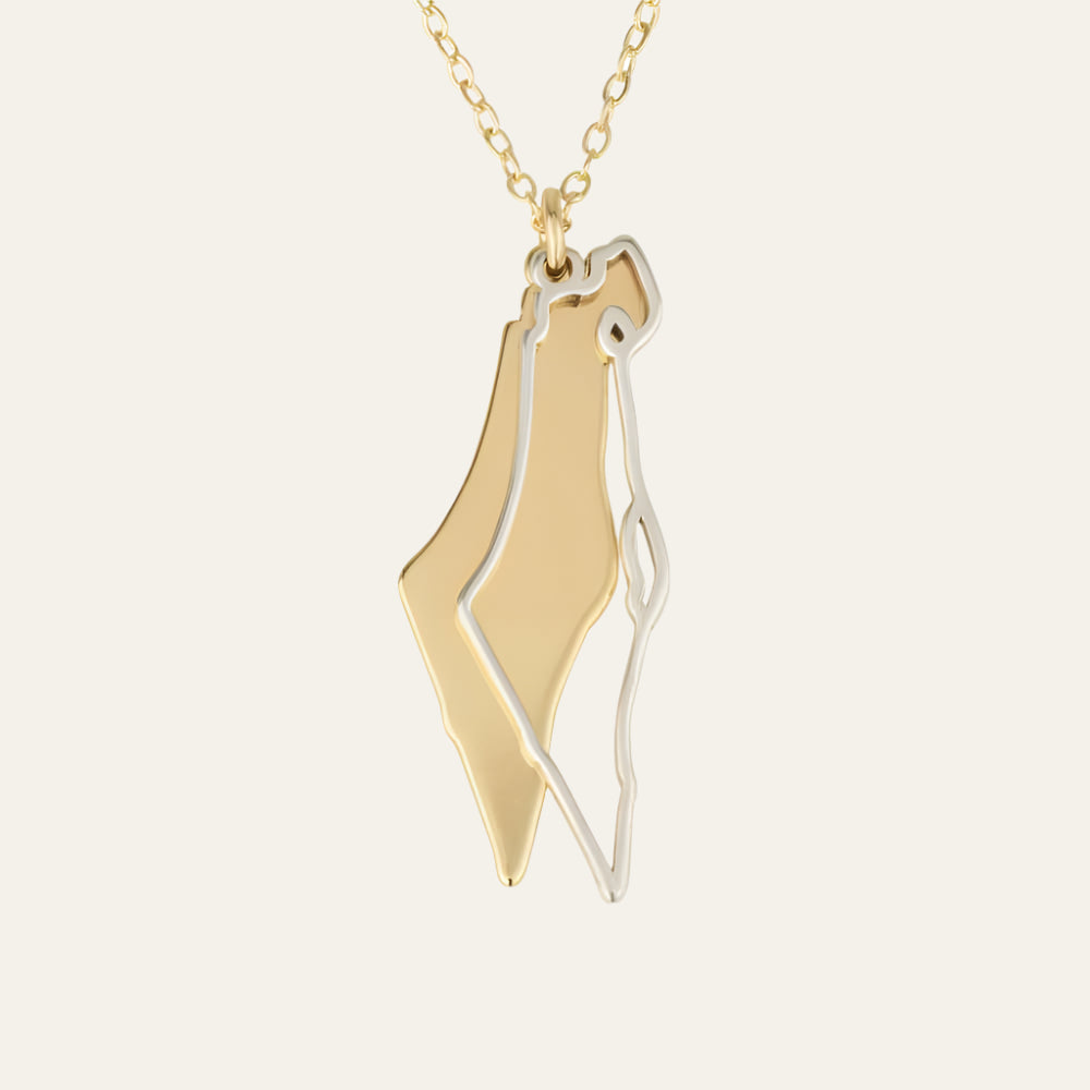 Israel Necklace - Double Pendant Edition