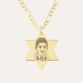 Star of David Necklace - Photo Engraving Edition
