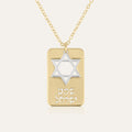 Star Of David Necklace - Shema Israel Edition