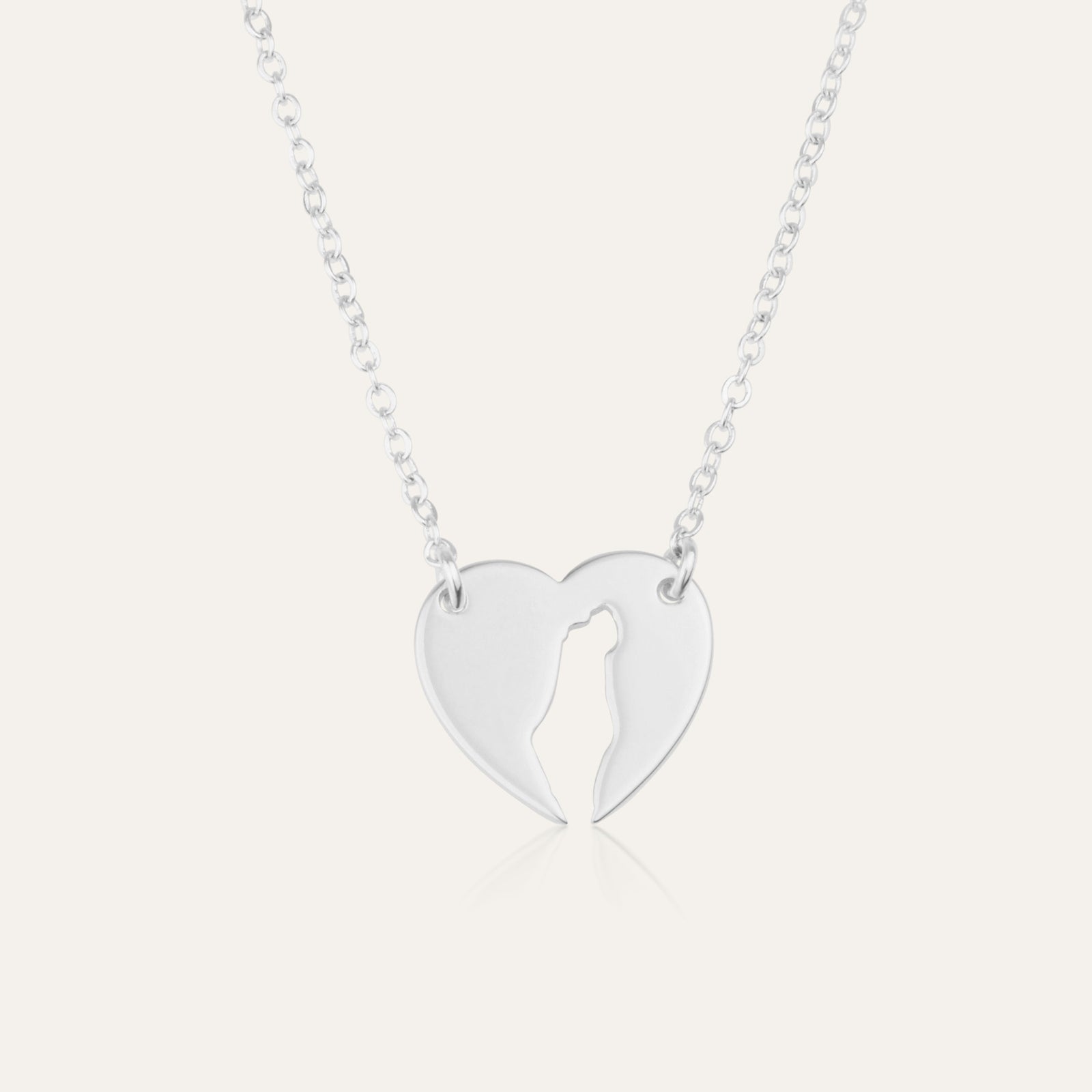 Map of Israel Necklace - Heart Edition