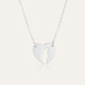 Map of Israel Necklace - Heart Edition