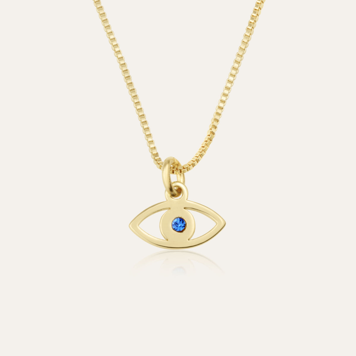 Evil Eye Necklace - Minimalist Edition