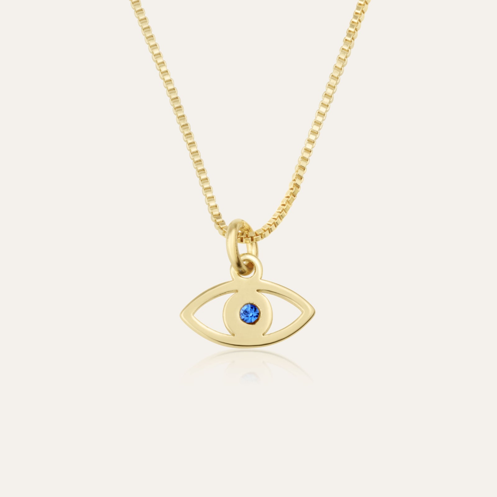 Evil Eye Necklace - Minimalist Edition