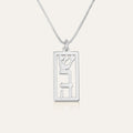 Vertical Bar Necklace - Shells of Hope | Outline Edition