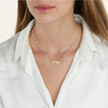 Hebrew Pearl Name Necklace - Beleco Jewelry