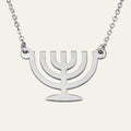Jewish Menorah Necklace - Beleco Jewelry