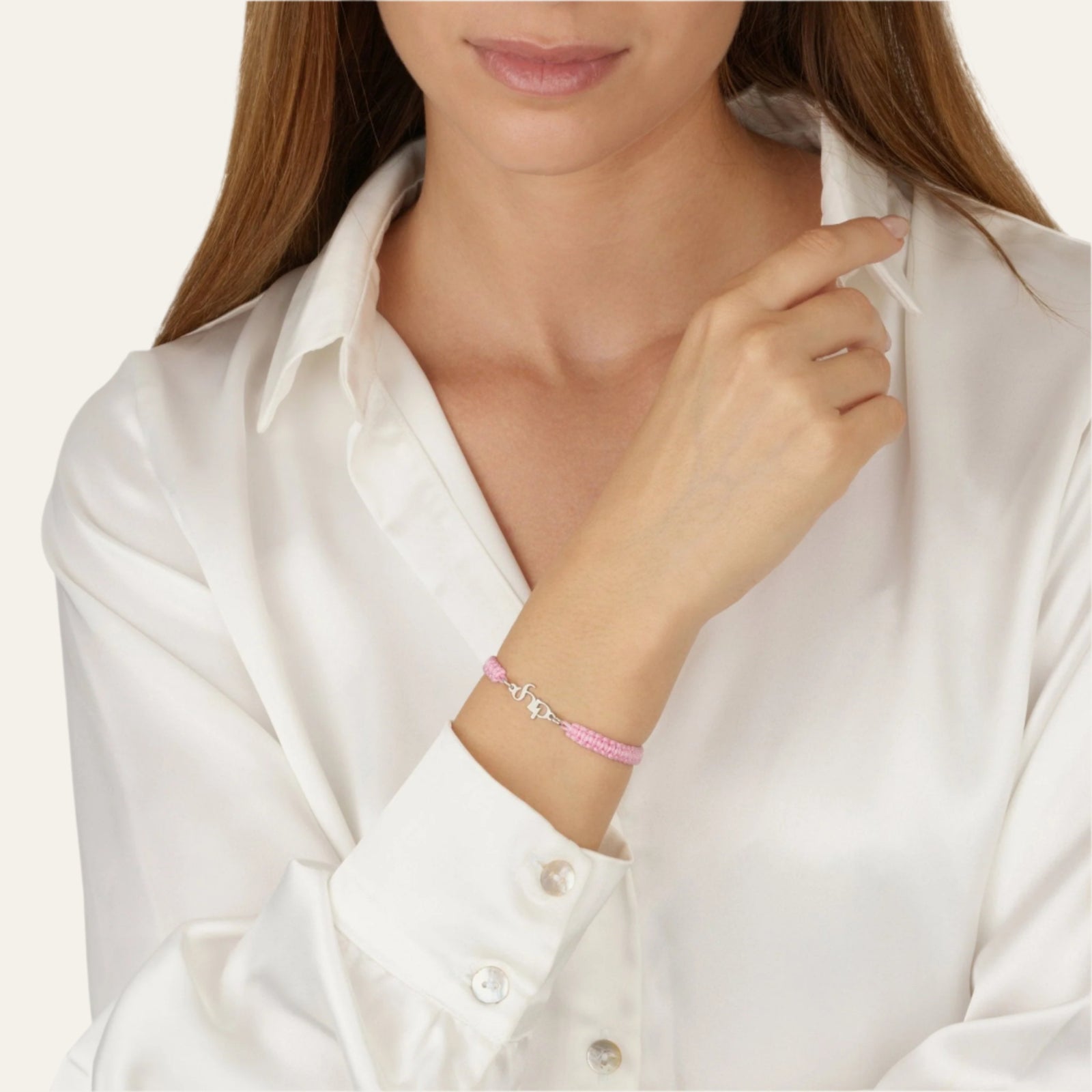 Macrame Hebrew Name Bracelet - Beleco Jewelry