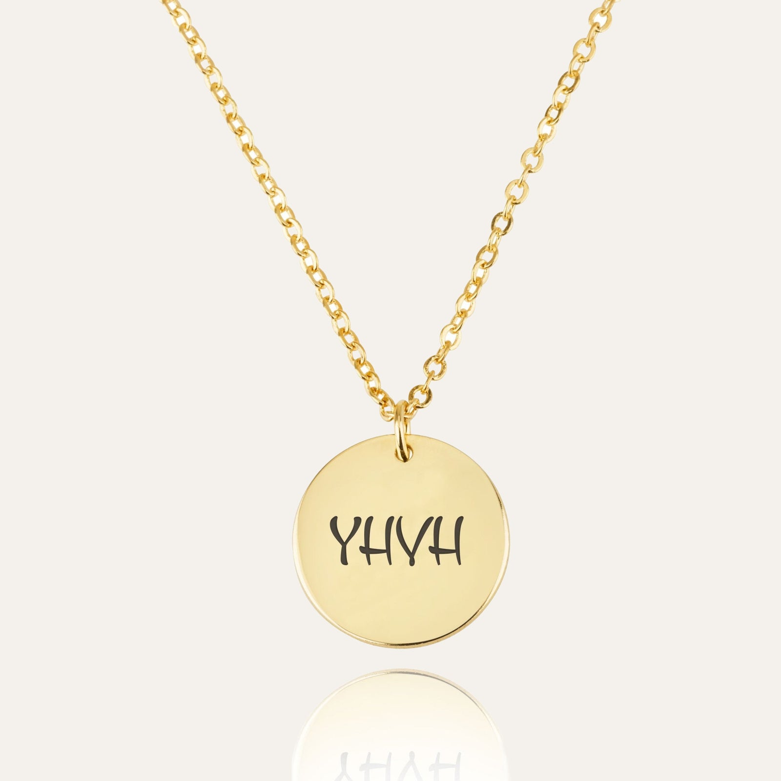YHWH Necklace - Disk