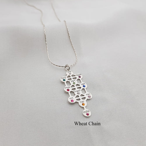 Kabbalah Necklace - Stones Edition