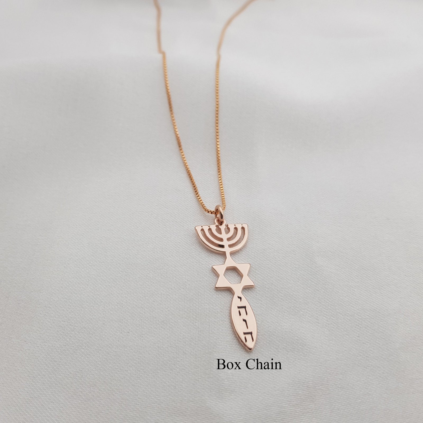 Star of David Necklace - Sacred Menorah