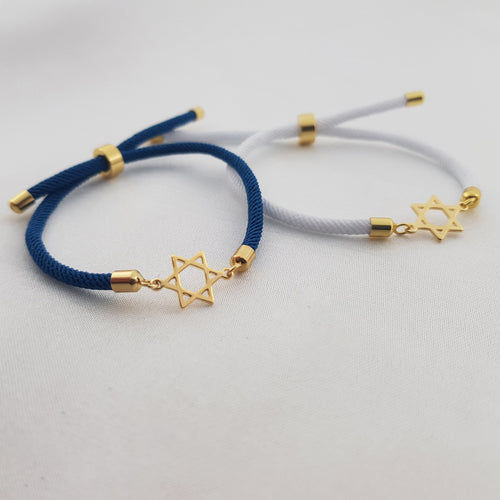 Magen David Cord Bracelet - Cord Edition