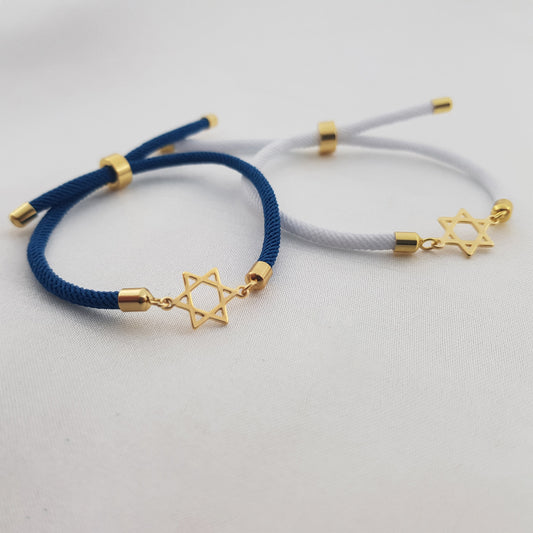 Magen David Cord Bracelet - Cord Edition