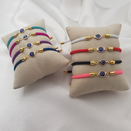 Evil Eye Bracelet - Cord Edition