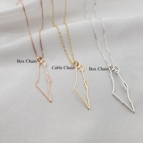 Israel Necklace - Outline Edition