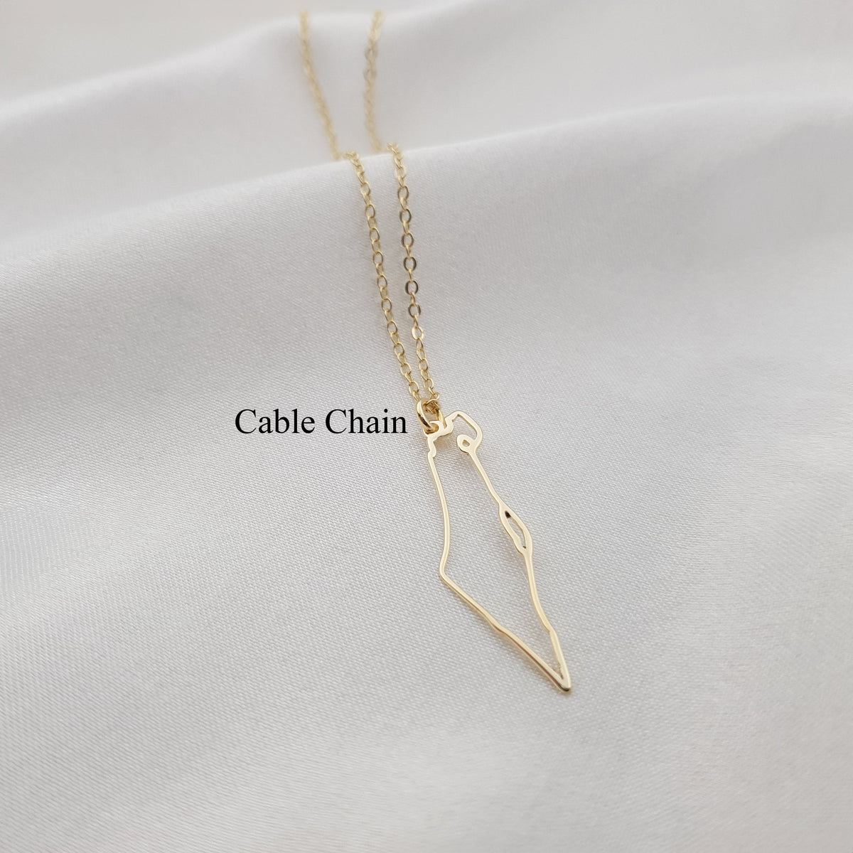 Israel Necklace - Outline Edition