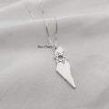 Israel Necklace With Star Of David