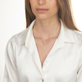 Shema Israel Bar Necklace With Swarovski Birthstone