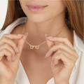 Hebrew Name Necklace - Figaro Edition