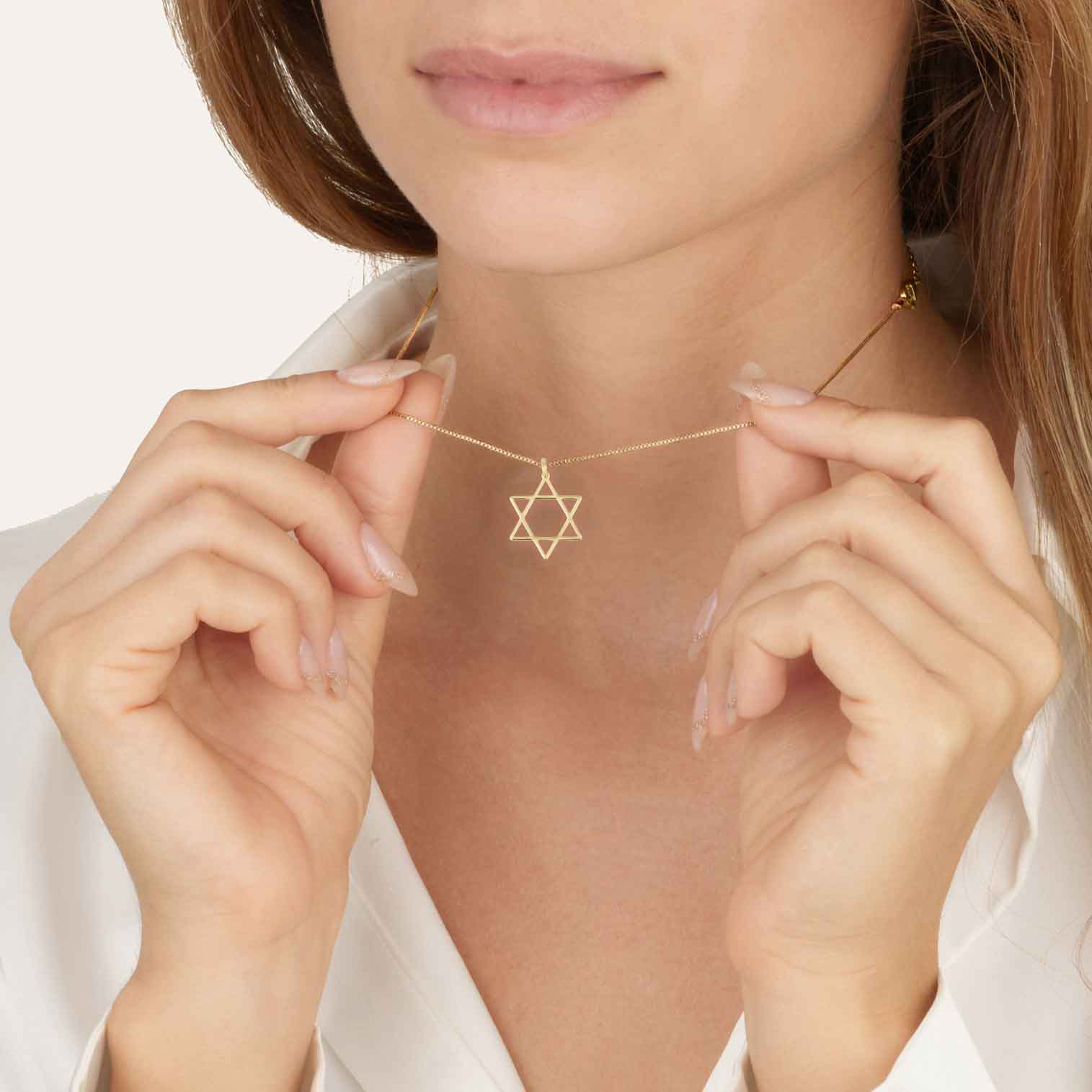 Star Of David Necklace - Minimalist Edition
