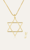 Star Of David Necklace - Shells of Hope Collection | Minimalist Edition
