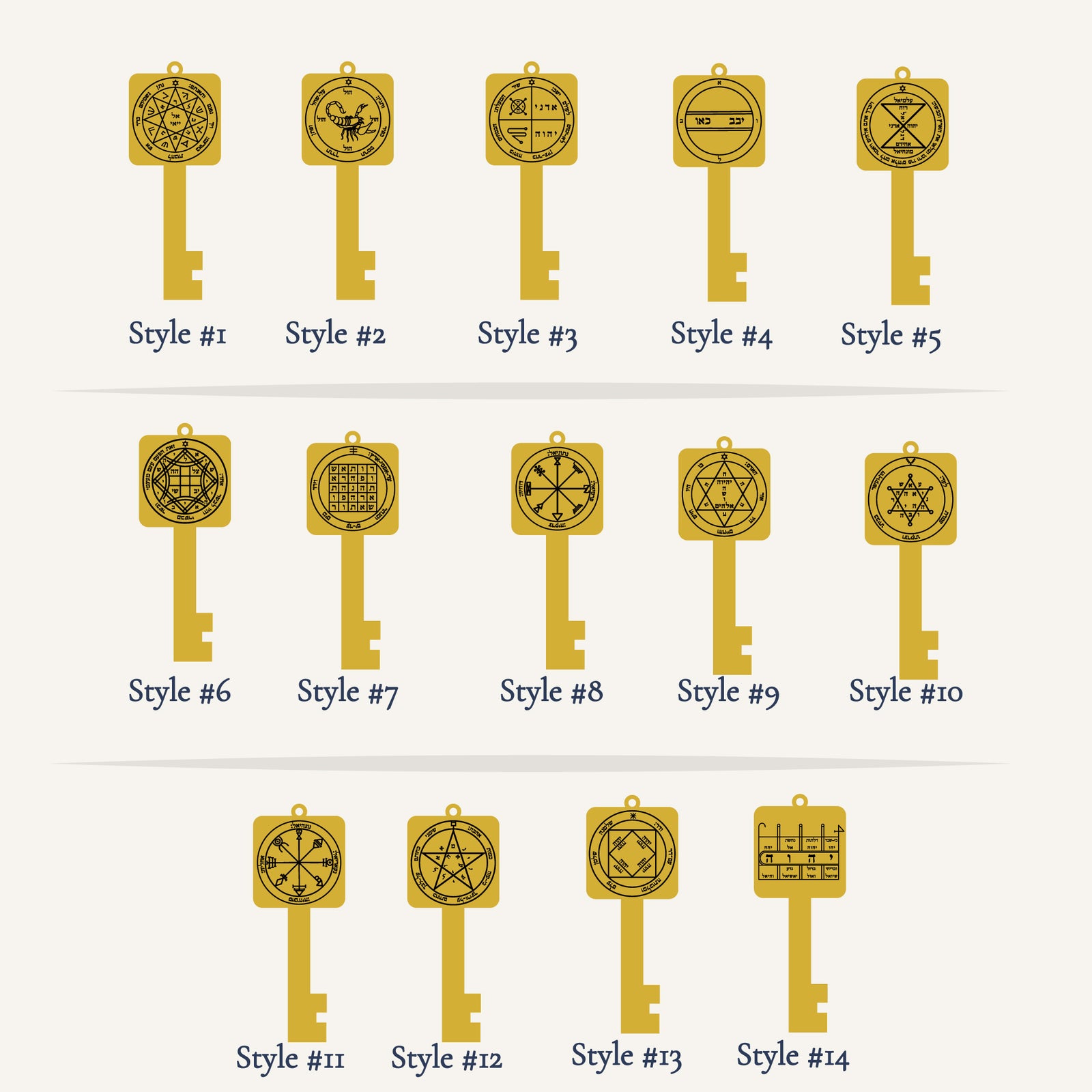 Seal of Solomon Necklace - Key Edition