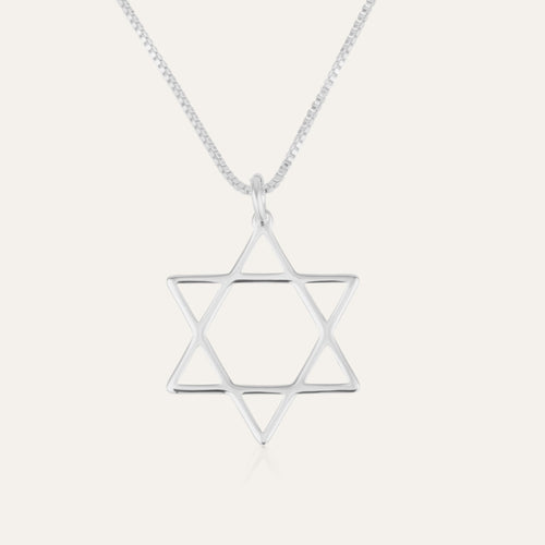 Star Of David Necklace - Shells of Hope Collection | Minimalist Edition