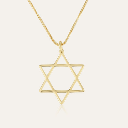 Star Of David Necklace - Shells of Hope Collection | Minimalist Edition