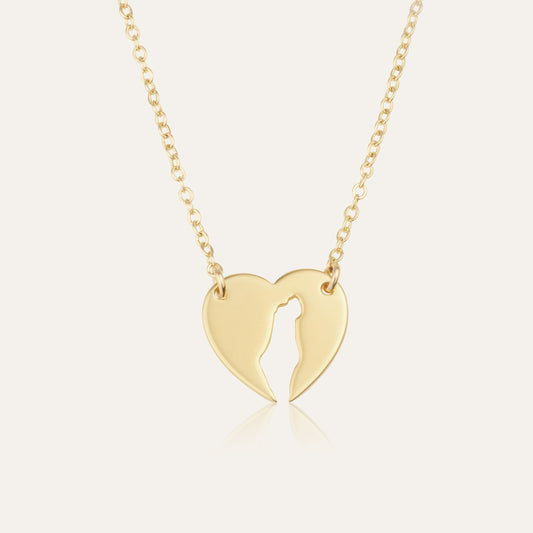 Map of Israel Necklace - Heart Edition