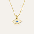 Evil Eye Necklace - Minimalist Edition
