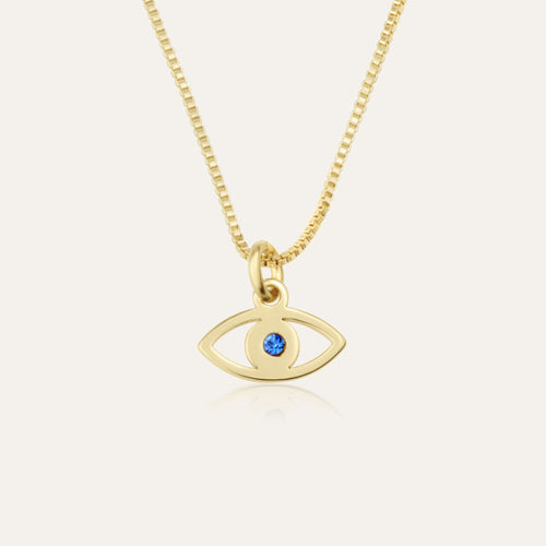 Evil Eye Necklace - Minimalist Edition