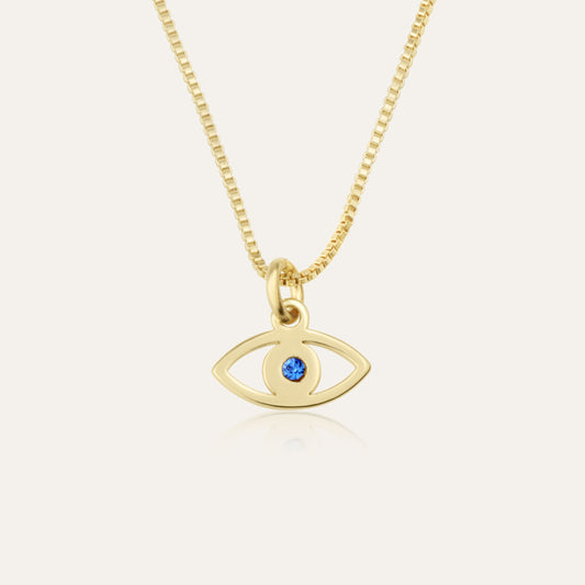 Evil Eye Necklace - Minimalist Edition