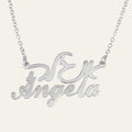 Hebrew And English Double Name Necklace - Beleco Jewelry