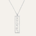 Shema Israel Bar Necklace - Outline