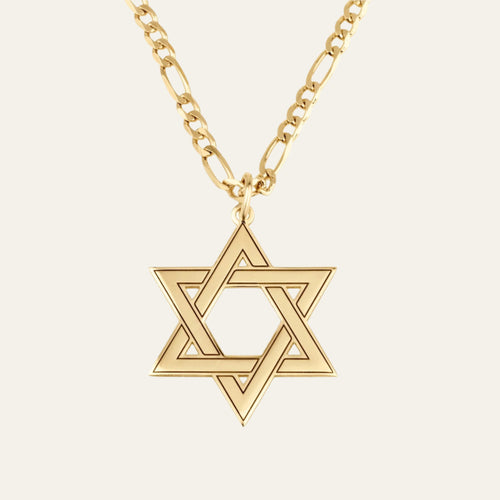 Star of David Necklace For Men - Beleco Jewelry
