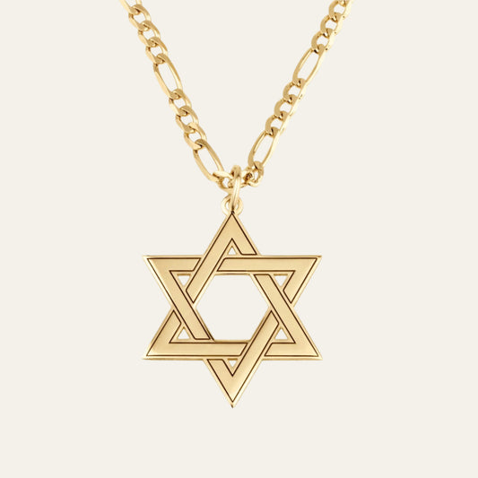Star of David Necklace For Men - Beleco Jewelry